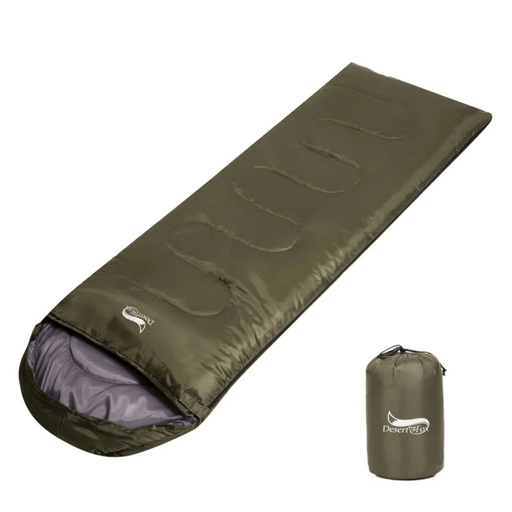 Desert&Fox Ultralight Sleeping Bags for Adult Kids 1KG Portable 3 Season Hiking Camping Backpacking Sleeping Bag with Sack