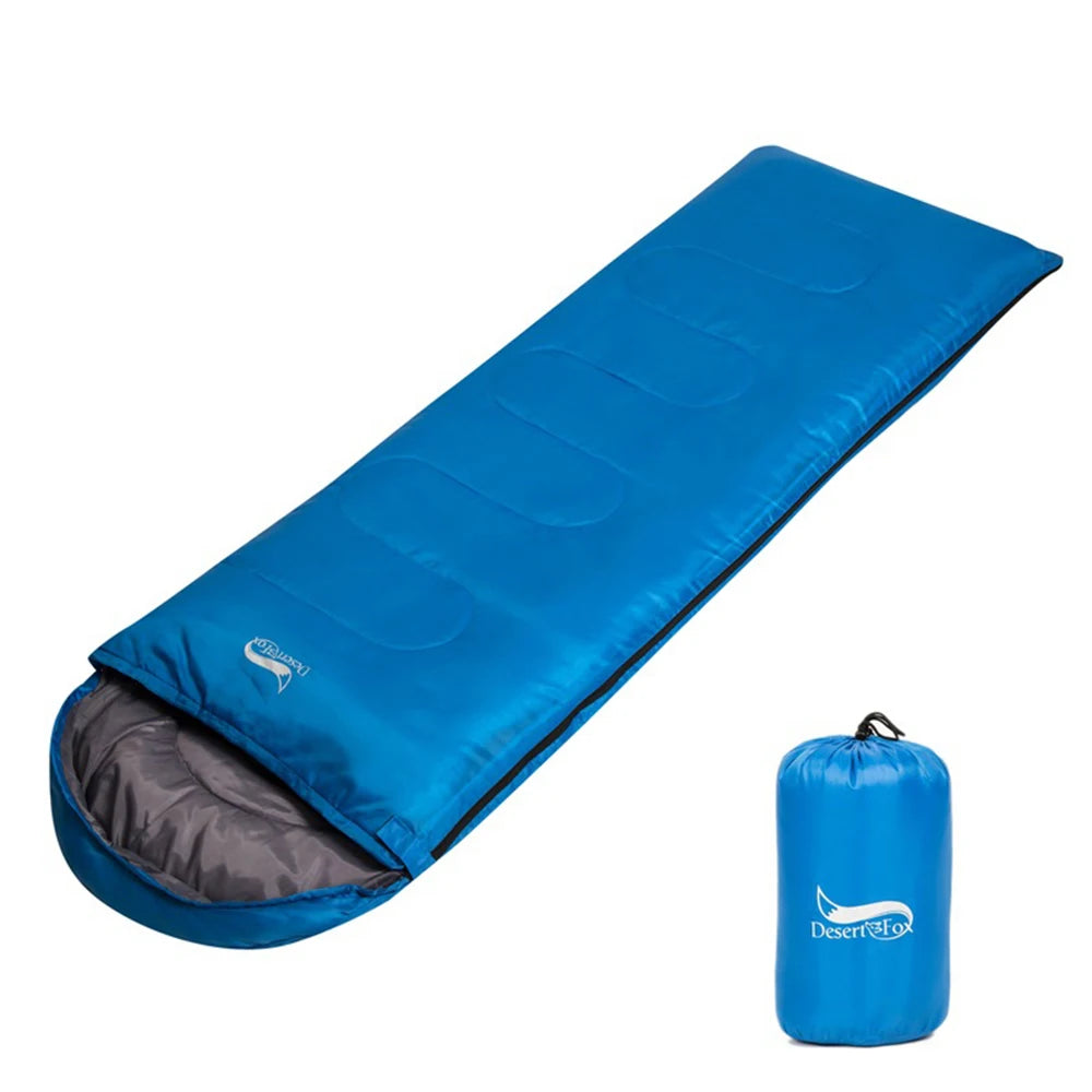 Desert&Fox Ultralight Sleeping Bags for Adult Kids 1KG Portable 3 Season Hiking Camping Backpacking Sleeping Bag with Sack