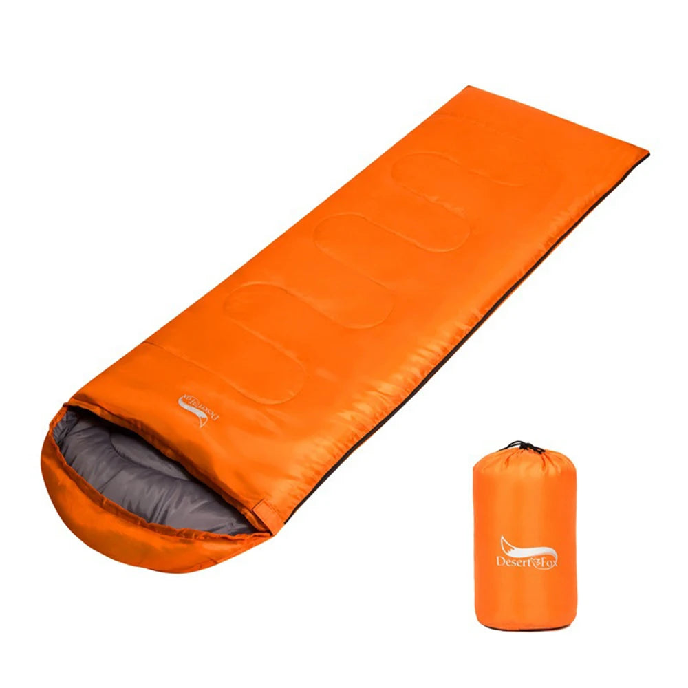 Desert&Fox Ultralight Sleeping Bags for Adult Kids 1KG Portable 3 Season Hiking Camping Backpacking Sleeping Bag with Sack