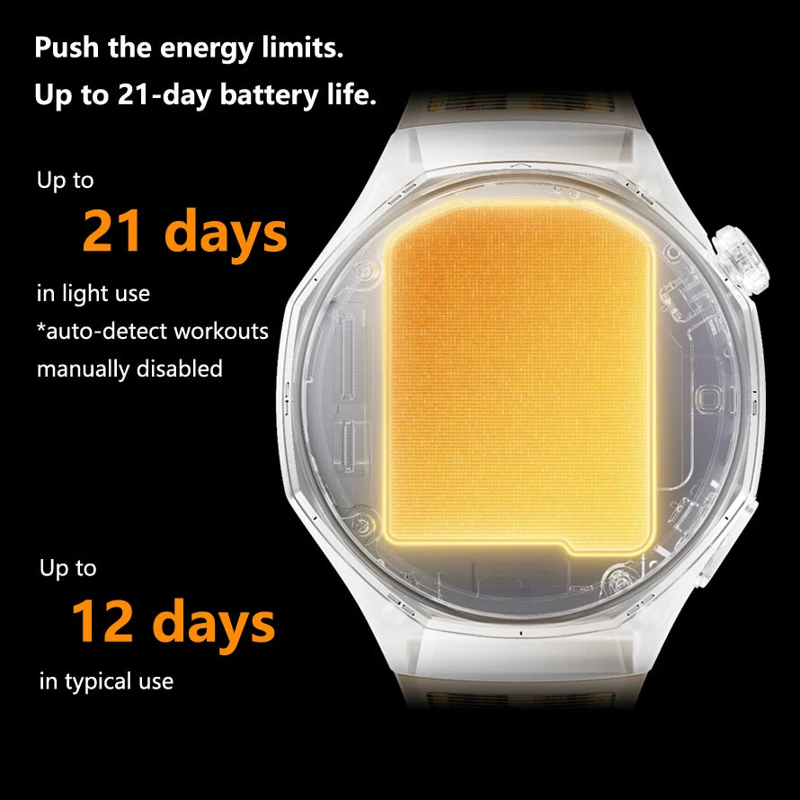 HUAWEI Watch GT 6 Pro Smartwatch,Up to 21-Day Battery Life,Global Version Watch GT6 Pro,Work seamlessly with iOS and Android