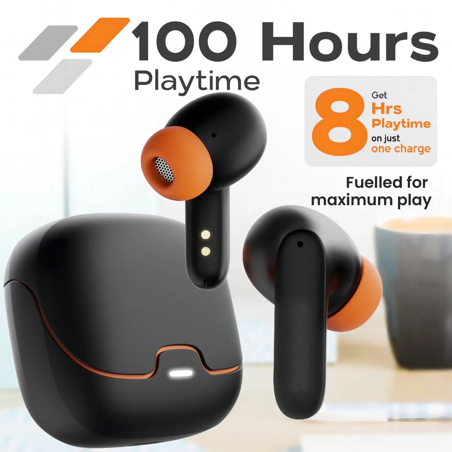 TWS Wireless Earphones 5.4 Bluetooth Ultra-low Latency Dual Microphone ENC Noise Cancelling in Ear Bluetooth Earphones